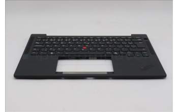 Lenovo 5M11S37995 C-Cover with keyboard, Czech Slovakian, Black, Backlight, UK