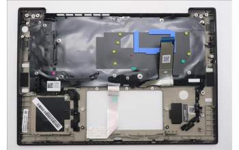 Lenovo 5M11S38019 C-Cover with keyboard, Greek, Black, Backlight, US