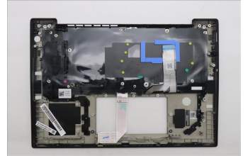 Lenovo 5M11S38022 C-Cover with keyboard, Hebrew, Black, Backlight, US