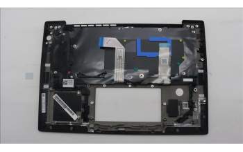 Lenovo 5M11S38094 C-Cover with keyboard, Belgian, Black, Backlight, WWAN, UK