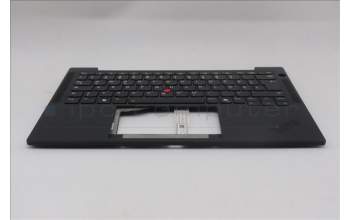 Lenovo 5M11S38127 C-Cover with keyboard, German, Black, Backlight, WWAN, UK