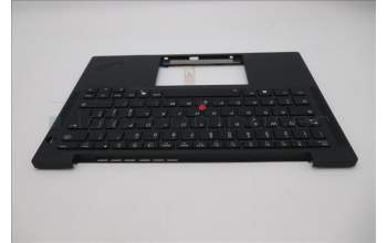 Lenovo 5M11S38142 C-Cover with keyboard, Italian, Black, Backlight, WWAN, UK