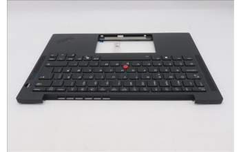 Lenovo 5M11S53505 C-Cover with keyboard, Norwegian, Black, Backlight, WWAN, UK