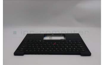 Lenovo 5M11S53525 C-Cover with keyboard, Swedish/Finnish, Black, Backlight, WWAN, UK