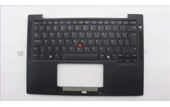Lenovo 5M11S53537 C-Cover with keyboard, Turkish, Black, Backlight, WWAN, UK