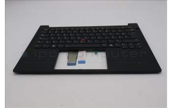 Lenovo 5M11S53765 C-Cover with keyboard, French, Black, Backlight, US