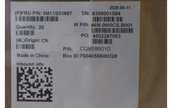 Lenovo 5M11S53887 D-Cover, Clamshell Black L13 Abby AMD