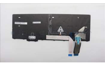 Lenovo 5M11T54162 Keyboard Internal, Nordic, Black, Backlight, w/Numpad, UK