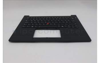 Lenovo 5M11T54295 C-Cover with keyboard, Norwegian, Black, Backlight, UK