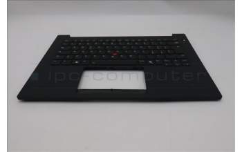 Lenovo 5M11T55159 C-Cover with keyboard, Italian, Black, Backlight, Smart Card Reader, UK