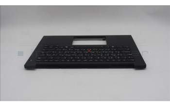 Lenovo 5M11T55189 C-Cover with keyboard, Russian, Black, Backlight, Smart Card Reader, US