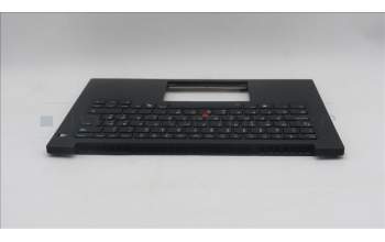 Lenovo 5M11T55191 C-Cover with keyboard, Slovenian, Black, Backlight, Smart Card Reader, UK