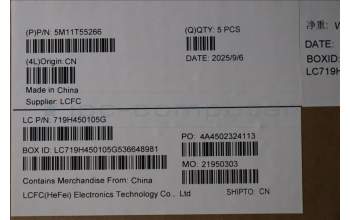 Lenovo 5M11T55266 MECH_ASM BL KB NP BK EURO ENG LTN