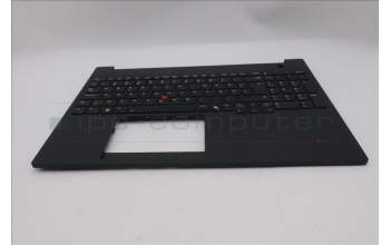Lenovo 5M11T55320 C-Cover with keyboard, Swedish/Finnish, Black, Backlight, Number Pad, UK