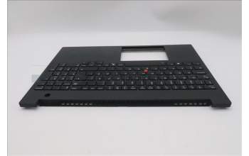 Lenovo 5M11T55320 C-Cover with keyboard, Swedish/Finnish, Black, Backlight, Number Pad, UK