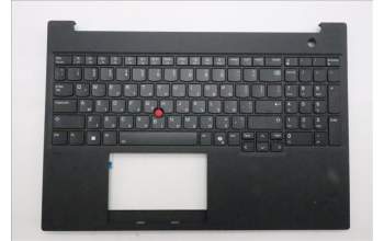 Lenovo 5M11T55392 C-Cover with keyboard, Hebrew, Black, Backlight, WWAN, Number Pad, US