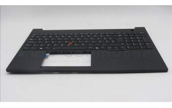 Lenovo 5M11T55395 C-Cover with keyboard, Hungarian, Black, Backlight, WWAN, Number Pad, UK