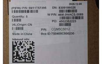 Lenovo 5M11T57395 C-Cover with keyboard, Norwegian, No NFC, UK