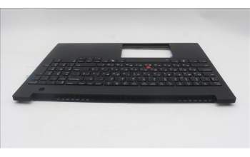 Lenovo 5M11T58555 C-Cover with keyboard, Ukraine, Black, WWAN, Number Pad, US