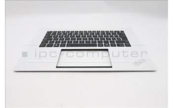 Lenovo 5M11T58916 C-Cover with keyboard, Spanish, White, FingerPrint, UK