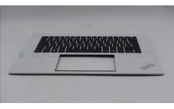 Lenovo 5M11T58917 C-Cover with keyboard, French, White, FingerPrint, US