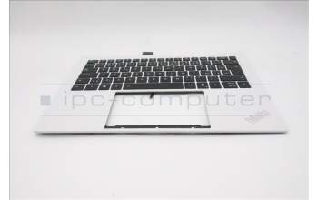 Lenovo 5M11U03796 C-Cover with keyboard, Czech Slovakian, Black/White, FingerPrint, WLAN, UK