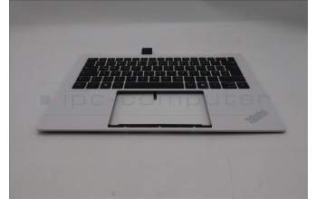 Lenovo 5M11U03802 C-Cover with keyboard, German, Black/White, FingerPrint, WLAN, UK