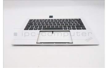 Lenovo 5M11U03817 C-Cover with keyboard, Spanish, Black/White, FingerPrint, WLAN