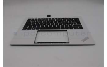 Lenovo 5M11U03824 C-Cover with keyboard, UK English, Black/White, FingerPrint, WLAN, UK