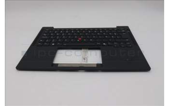 Lenovo 5M11U12123 C-Cover with keyboard, Estonian, Black, Backlight, NFC, UK
