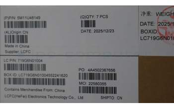 Lenovo 5M11U48149 MECH_ASM BASE,COVER,WLAN,FIFA