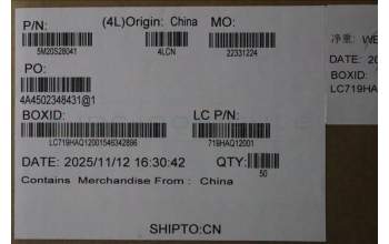 Lenovo 5M20S28041 LM board and sponge kit L82WQ