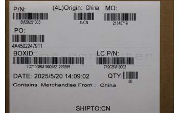 Lenovo 5M20U51305 MB_BK_BKT_CON_FABRIC