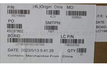 Lenovo 5M21H89589 MECHANICAL FRU KX3D1_5M_SHUTTER_ASSY