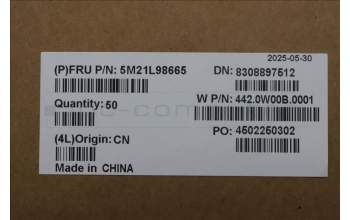 Lenovo 5M21L98665 FRU MECH SIM TRAY BK