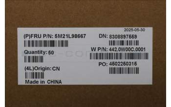 Lenovo 5M21L98667 FRU MECH SIM TRAY GR