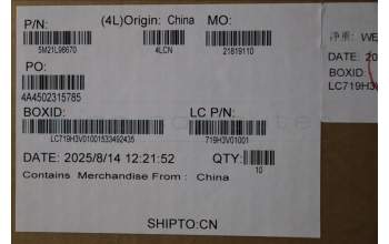 Lenovo 5M21L98670 FRU MP16sG4_BTY_BRIDGE_ASSY