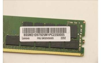 Lenovo 5M30V06905 MEMORY RDIMM,32GB,DDR4,3200,Micron