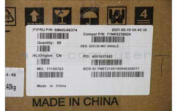 Lenovo 5M40U46374 AIO 360 Single Mic Module