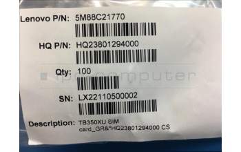 Lenovo 5M88C21770 TB350XU SIM card_GR&*HQ23801294000 CS
