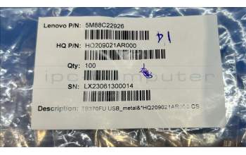 Lenovo 5M88C22926 TB370FU USB_metal&*HQ209021AR000 CS