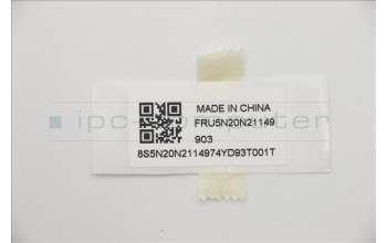 Lenovo 5N20N21149 Keyboard External,French,Black,Backlight