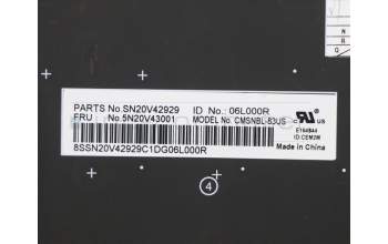 Lenovo 5N20V43001 NB_KYB CMSK-CS20,BK-NBL,CHY,ENG