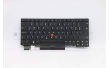 Lenovo 5N20V43021 Interne Tastatur, Slowenisch, Schwarz, Nicht beleuchtet