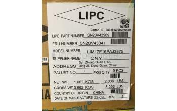 LENOVO 5N20V43041 Keyb X13 G1/L13 G2/L13 Yoga G2 BR