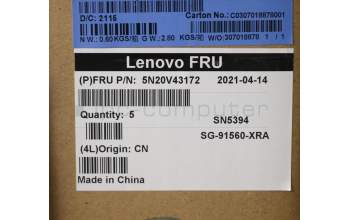 Lenovo 5N20V43172 NB_KYB CMSK-CS20,BK-NBL,LTN,KOR