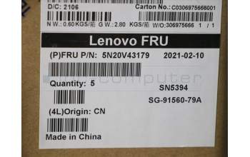 Lenovo 5N20V43179 NB_KYB CMSK-CS20,BK-NBL,LTN,NORDIC