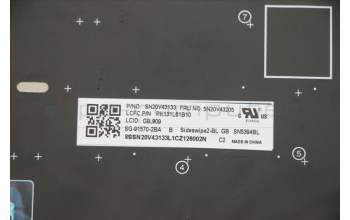 LENOVO 5N20V43205 Keyb X13 G1/L13 G2/L13 Yoga G2 GB - BL