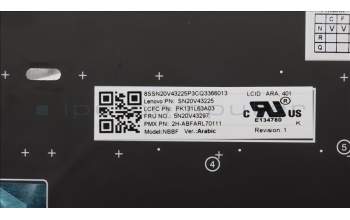 Lenovo 5N20V43297 NB_KYB CMSK-CS20,BK-NBL,PMX,ARA