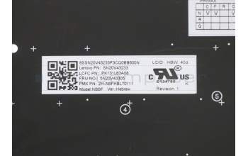 Lenovo 5N20V43305 NB_KYB CMSK-CS20,BK-NBL,PMX,HBW